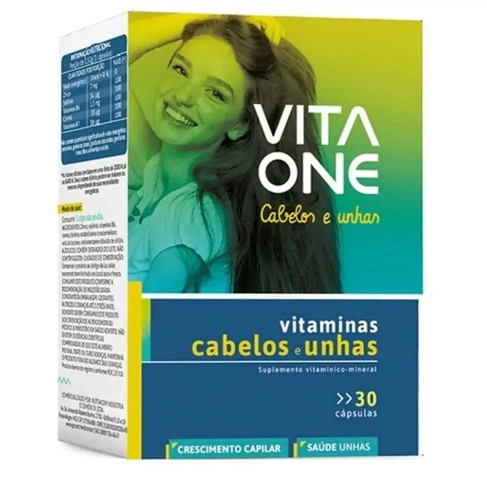 Vita One Cabelos E Unhas 30cp