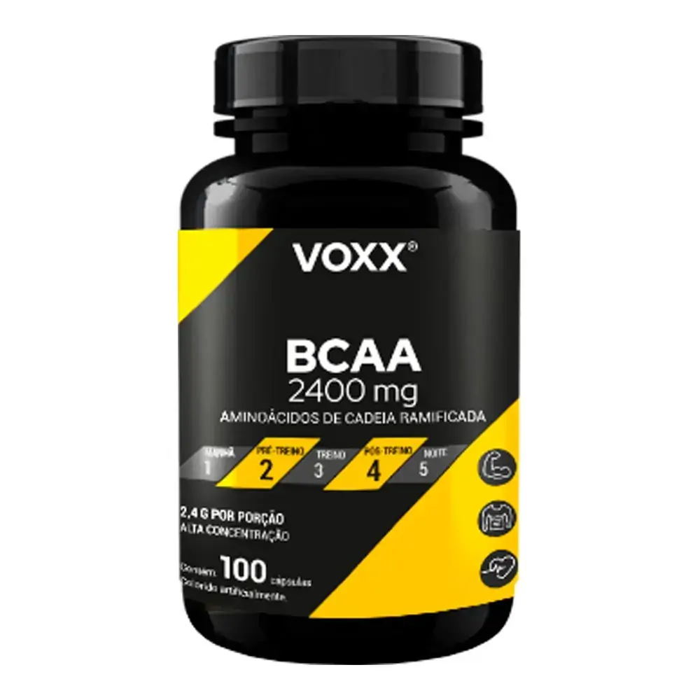BCAA 2400 MG 100 CÁPSULAS VOXX SUPLEMENTOS