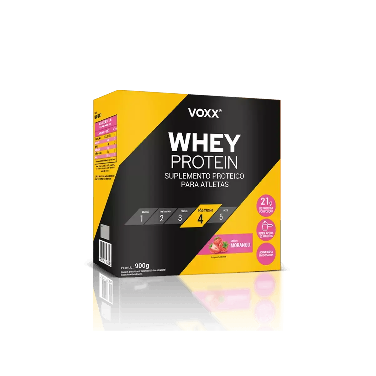 WHEY PROTEIN VOXX® Sabor Morango 900g