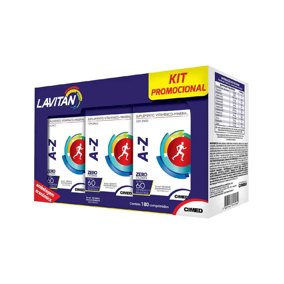 Lavitan A Z 60cp Kit Leve 3 Pague 2