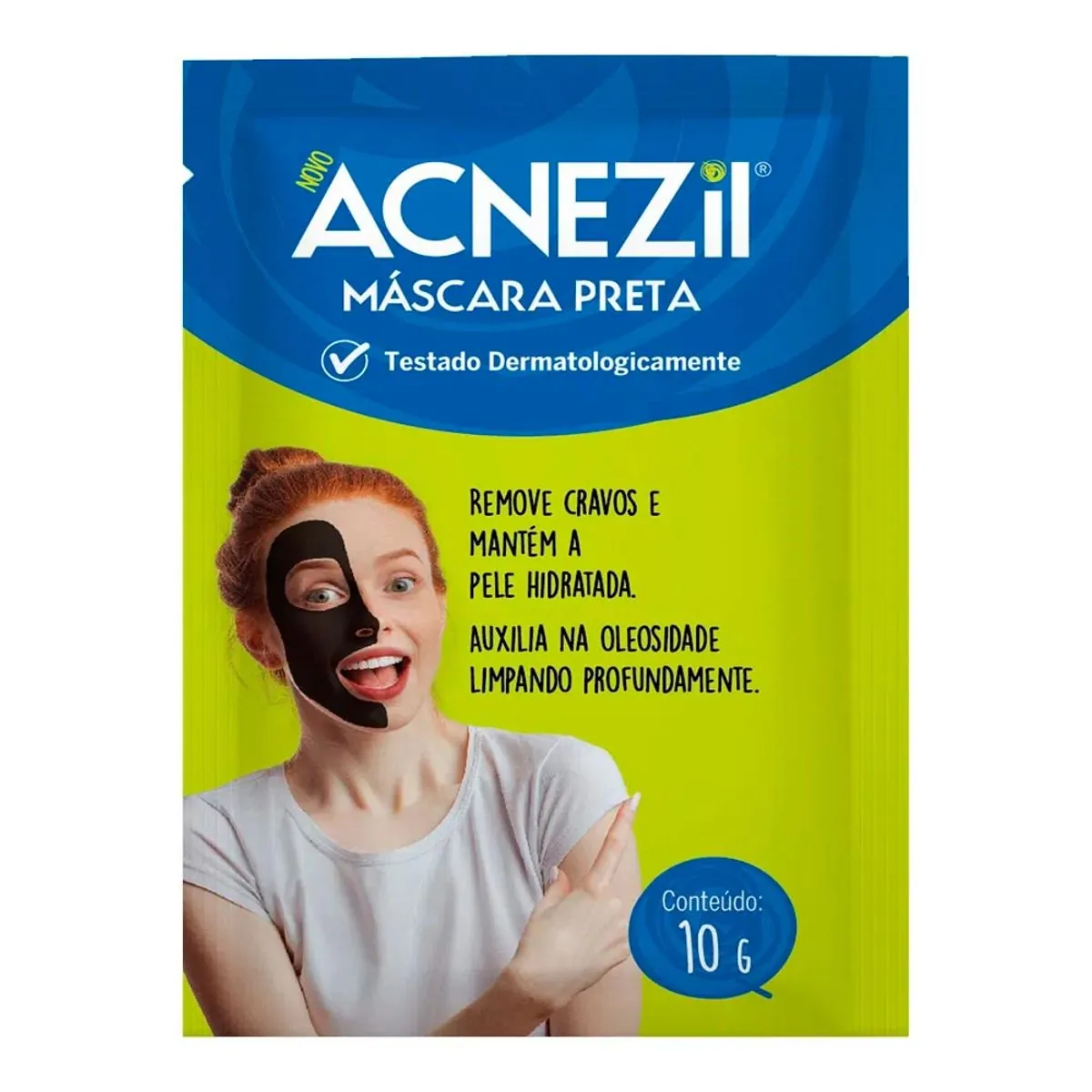 Acnezil Máscara Preta Facial Cravos Sachê de 8gr - Cimed
