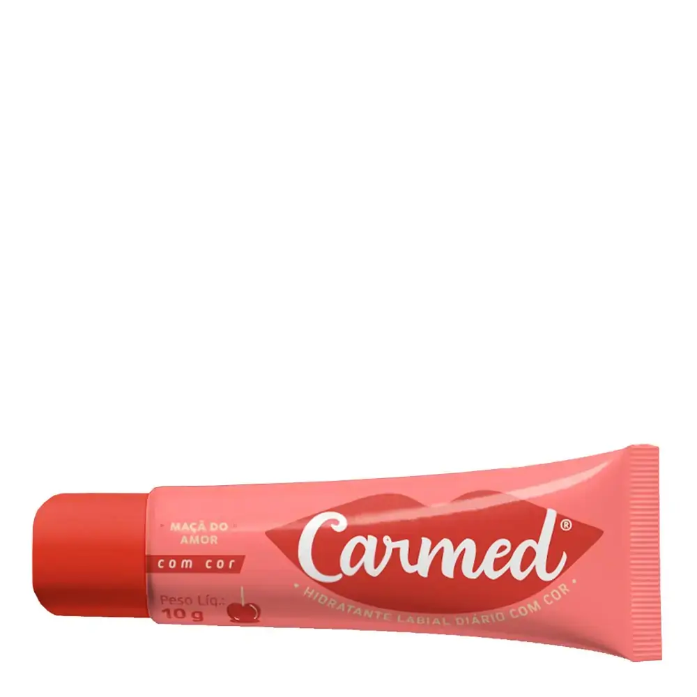 Hidratante Labial Maçã Do Amor Carmed Caixa 10g