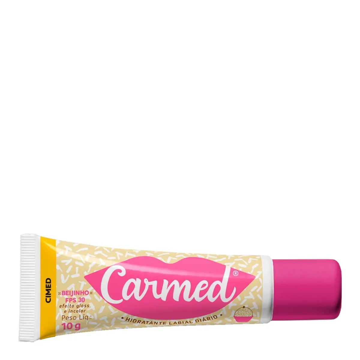 Hidratante Labial Beijinho Fps 30 Carmed Bff Caixa 10g