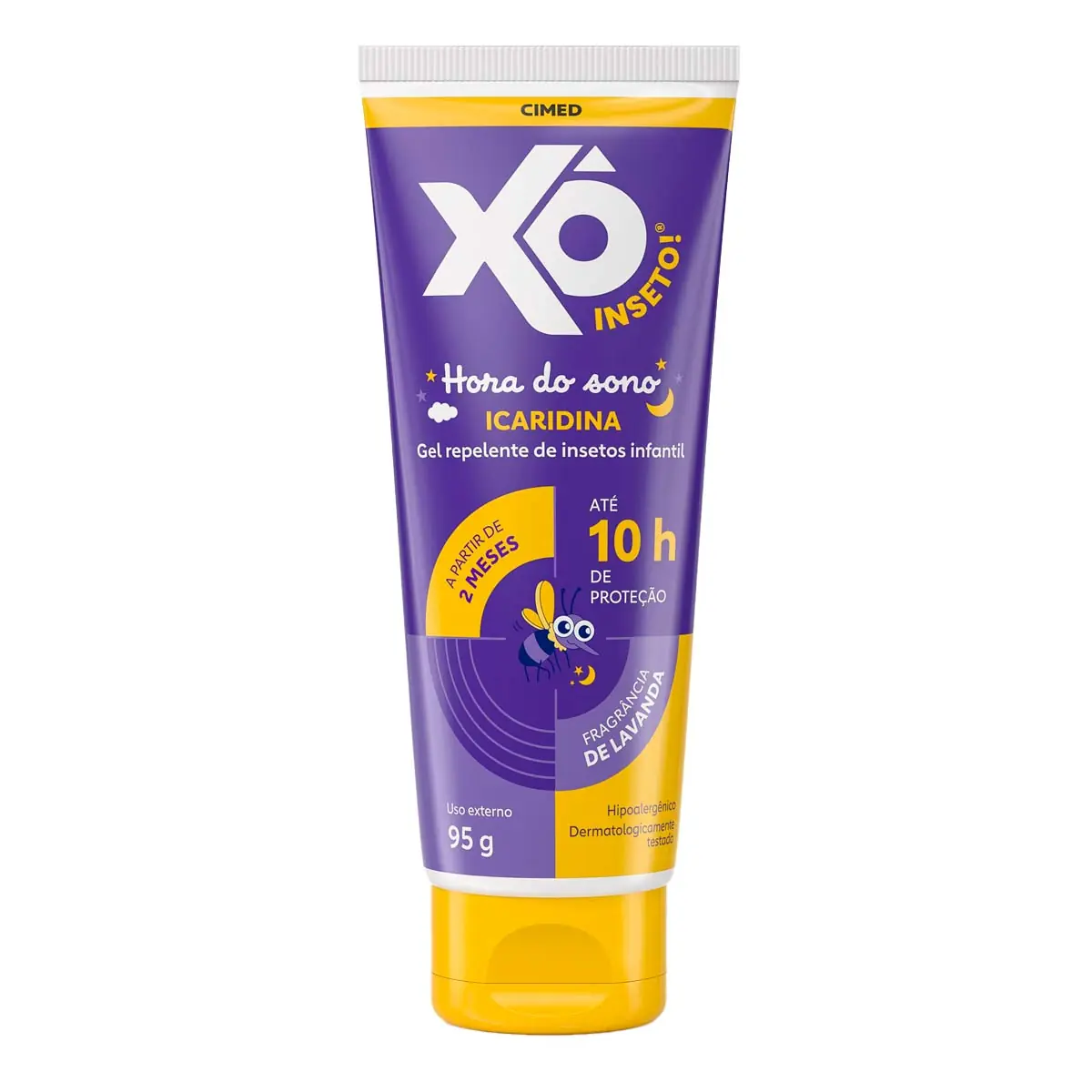 Repelente Infantil Gel Lavanda Xô Inseto Hora Do Sono Bisnaga 95g