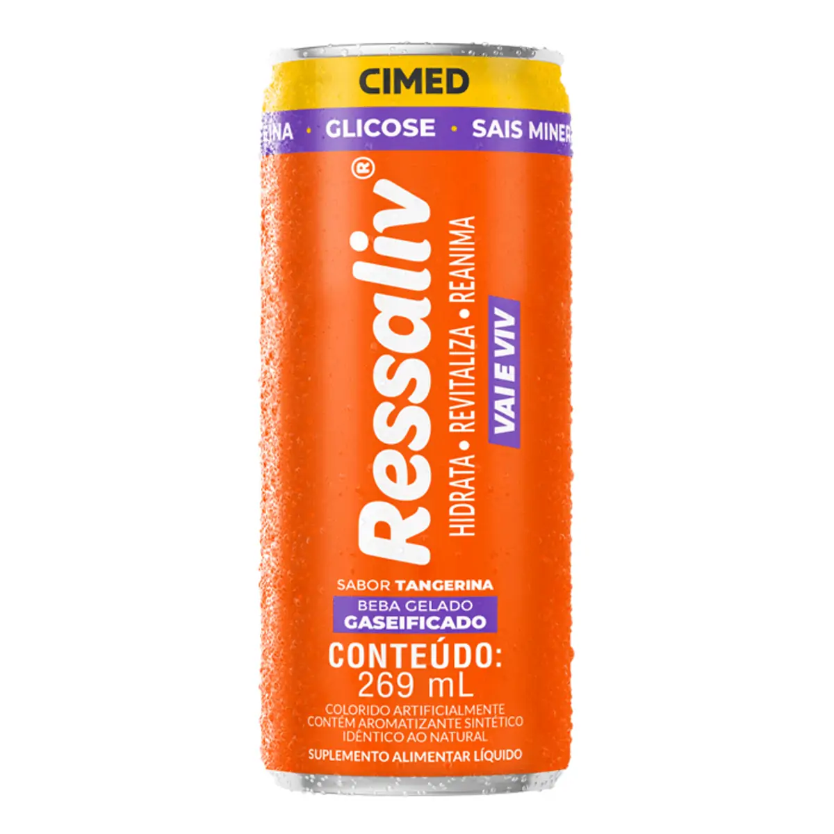 Suplemento Alimentar Líquido Ressaliv Tangerina 269ml