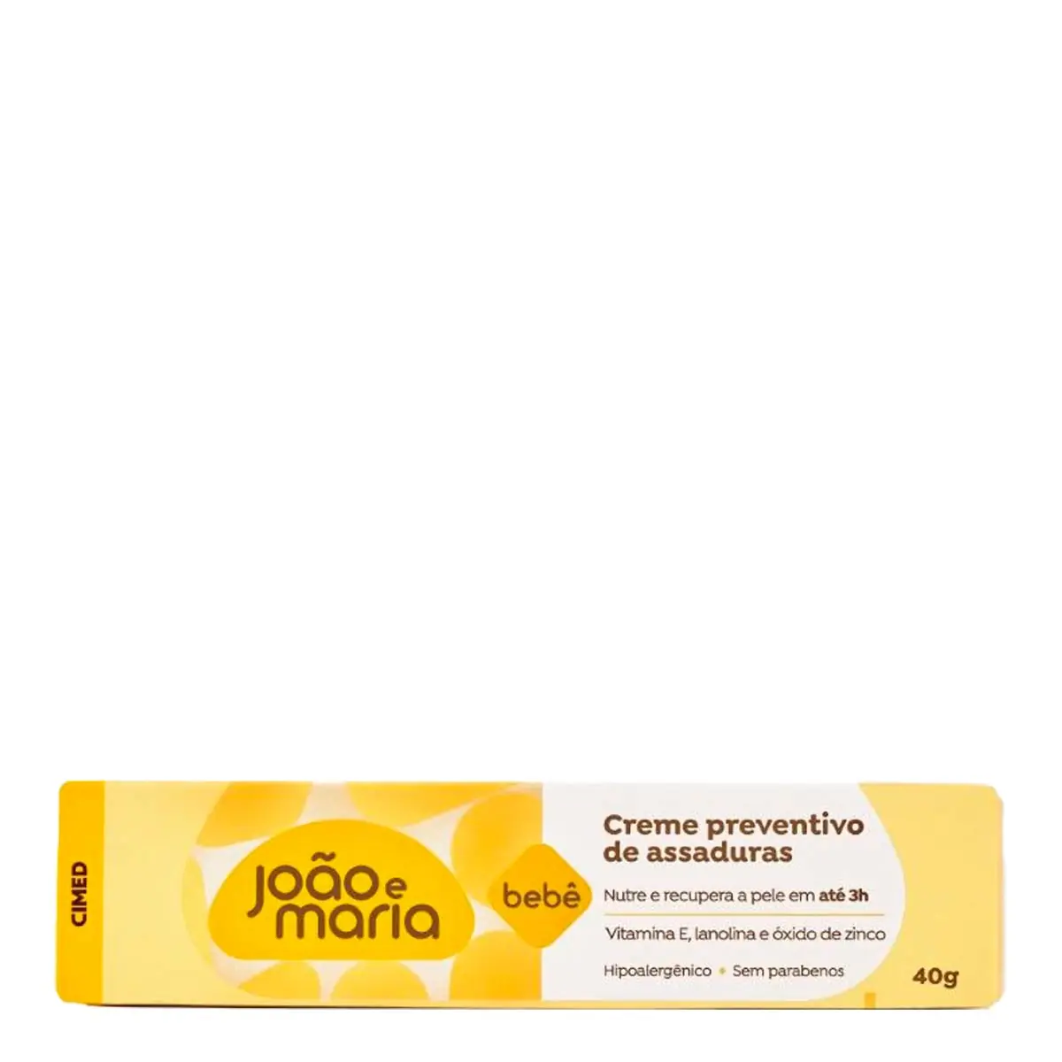 Creme Preventivo De Assaduras Suave João E Maria Caixa 40g