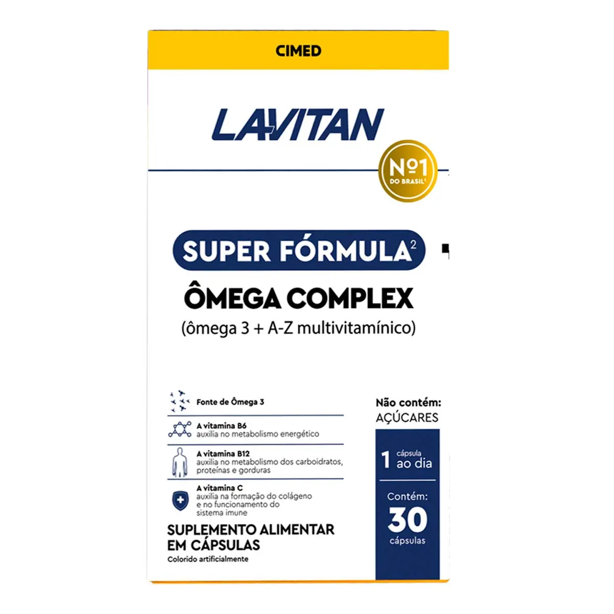 Lavitan Omega Complex Cap Gel Pt X 30 Sf