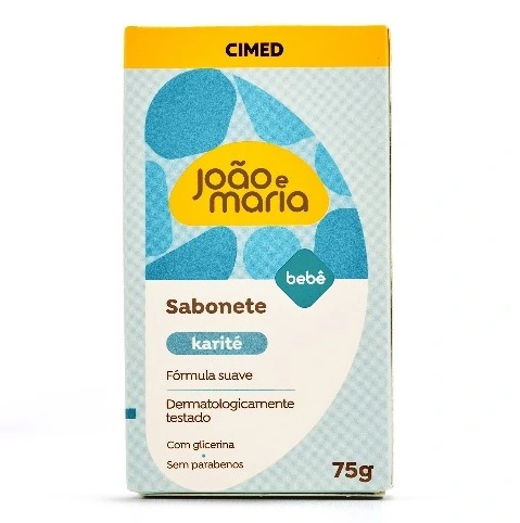 Sabonete Barra Karité João E Maria Caixa 75g