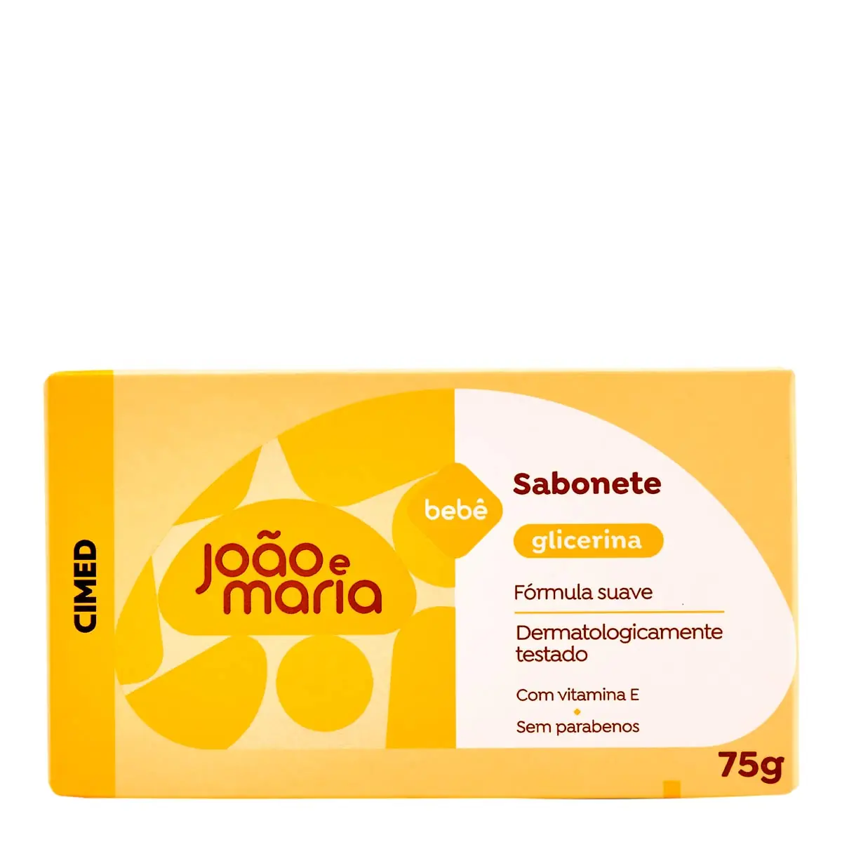 Sabonete Barra De Glicerina João E Maria Caixa 75g
