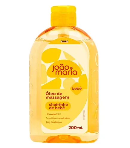 óleo Cheirinho De Bebê João E Maria Frasco 200ml
