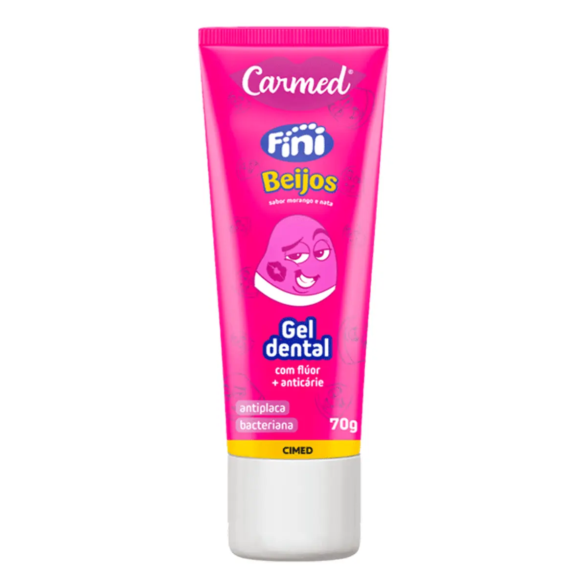 Gel Dental Infantil Com Flúor Fini Beijos Carmed Caixa 70g