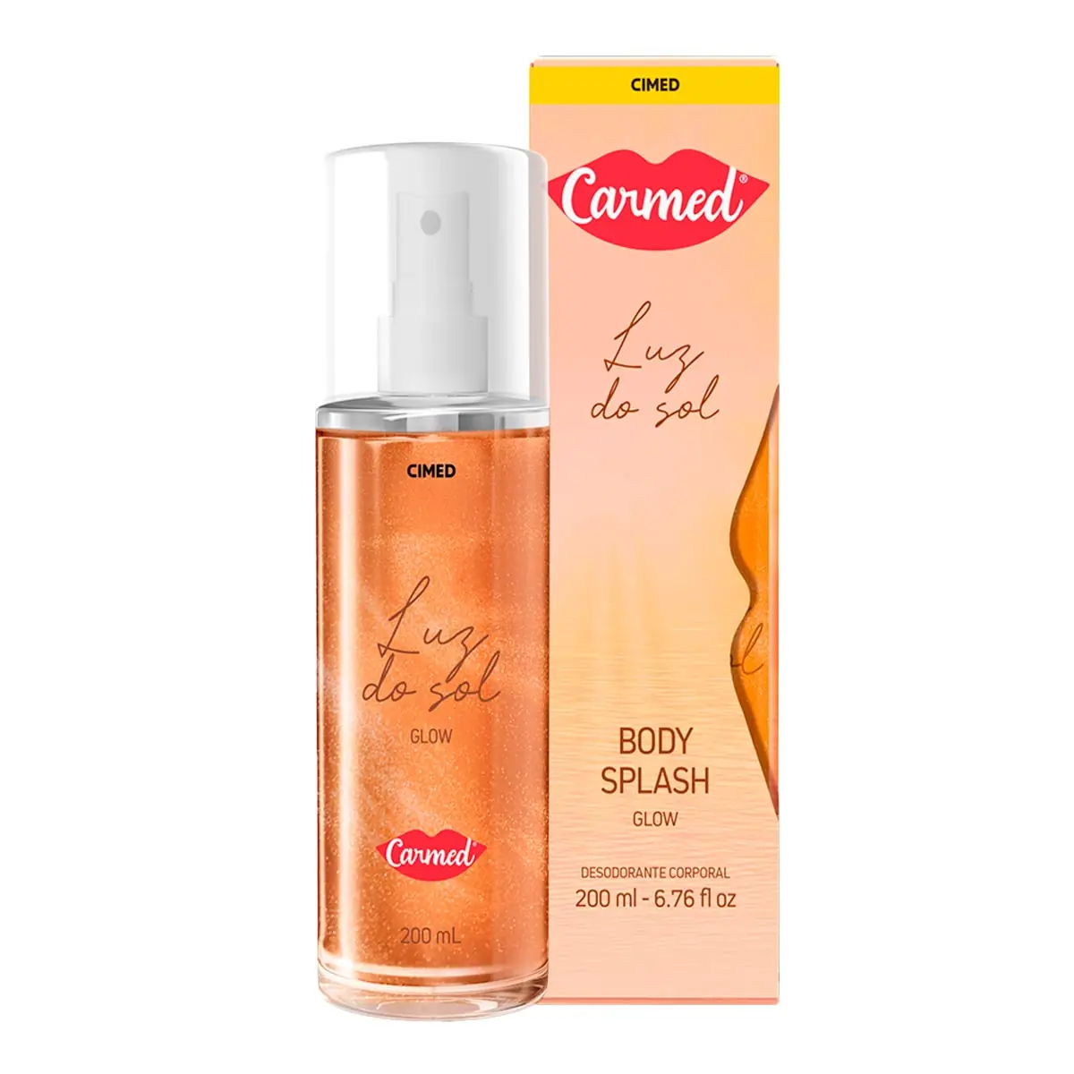 Body Splash Luz Do Sol Carmed Caixa 200ml Spray
