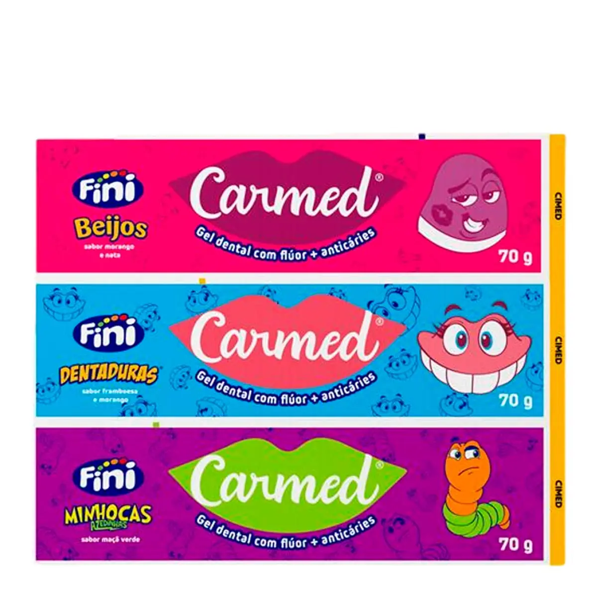 Kit Carmed Oral Care Gel Dental 3bg Sab