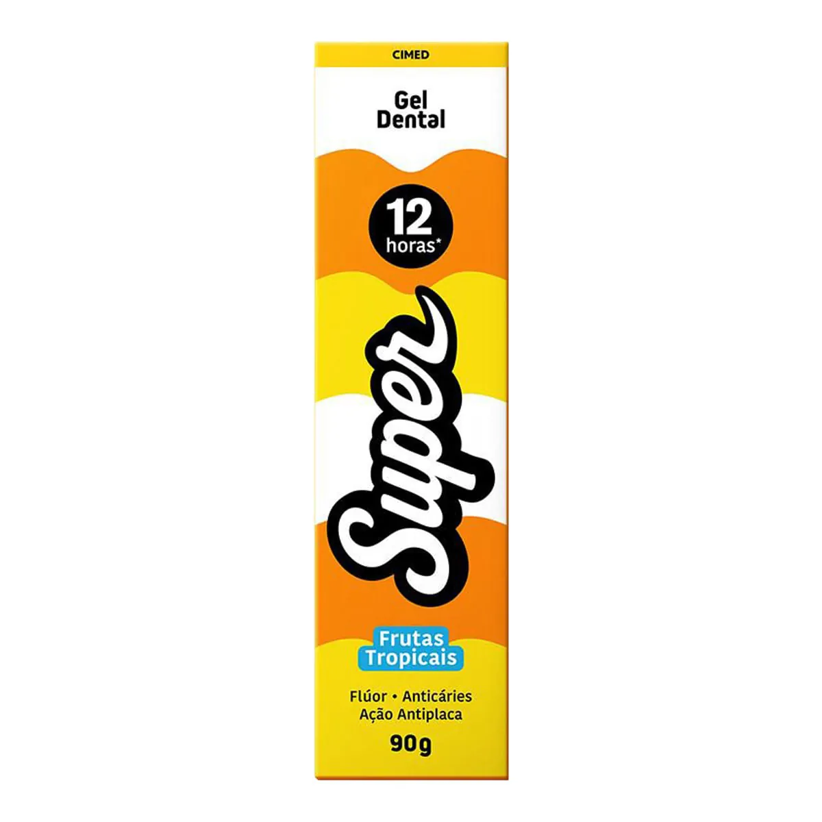 Gel Dental Super Anticáries Com Flúor Frutas Tropicais 90g