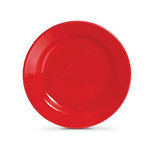 Cj.pratos Scalla Raso 20,5cm Standard Md Vermelho