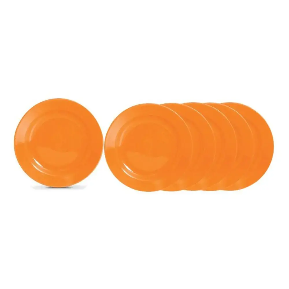 Conj.pratos Raso Med.standard Laranja