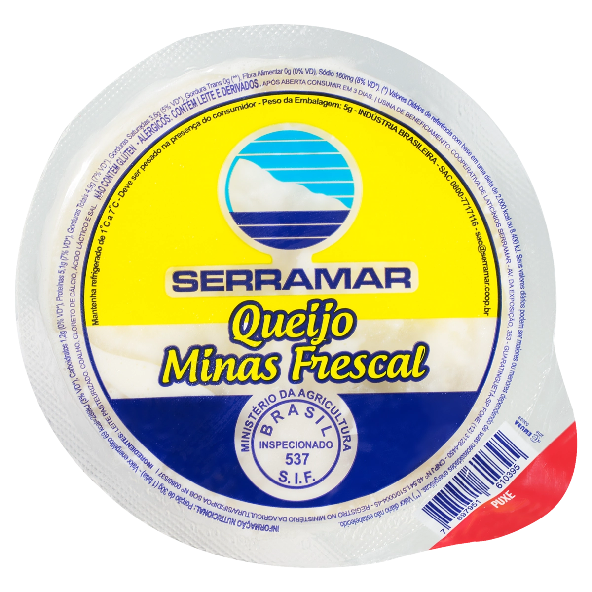Queijo Minas Frescal Serramar