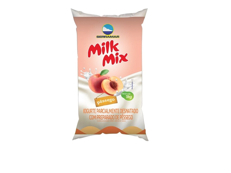 Bebida Láctea Fermentada Pêssego Milk Mix Pacote 1kg