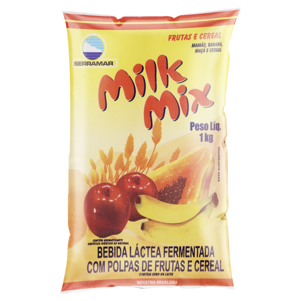Bebida Láctea Fermentada Frutas E Cereal Milk Mix Pacote 1kg