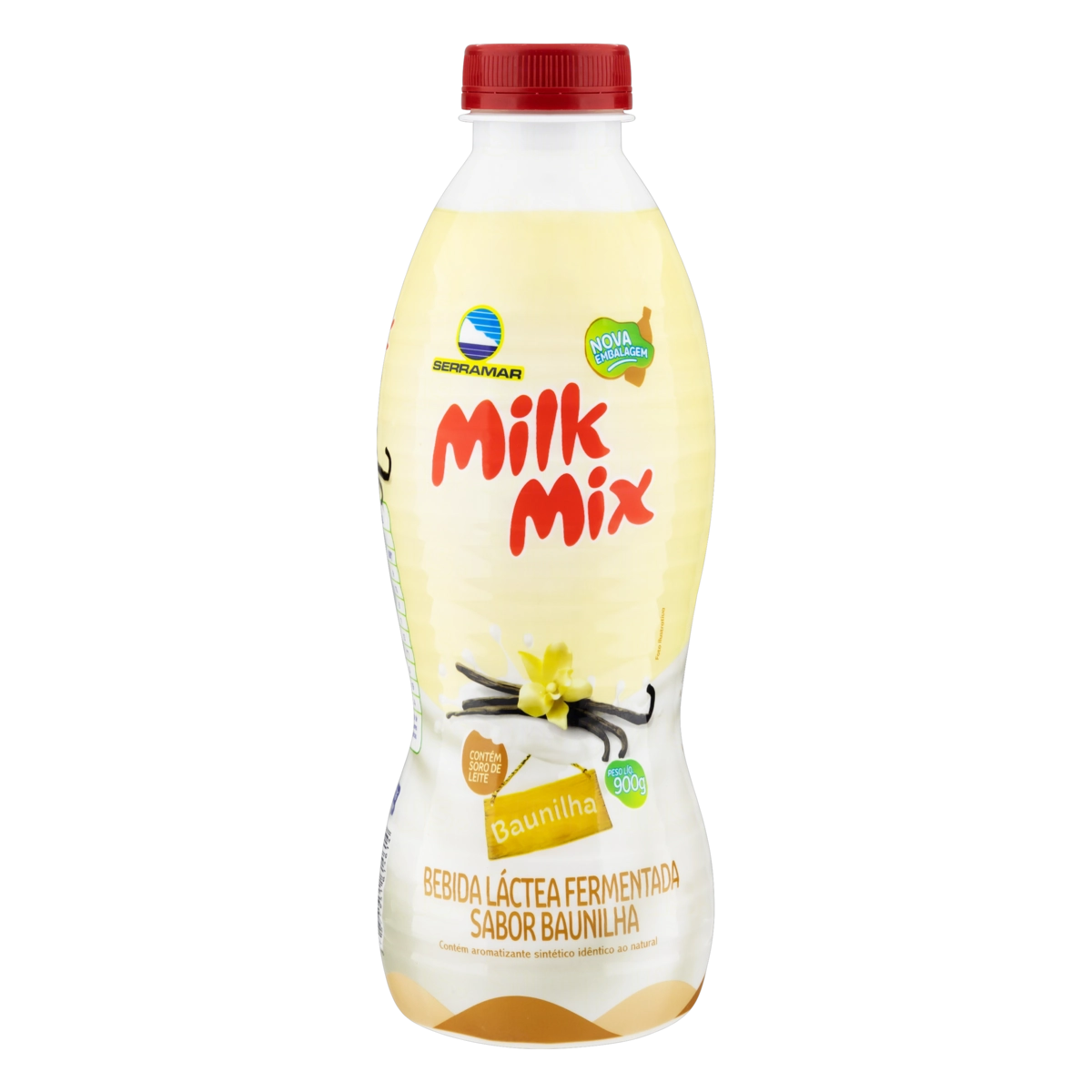 Bebida Láctea Fermentada Baunilha Milk Mix Garrafa 900g