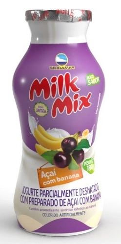 Iogurte Milk Mix 180g Acai Com Banana