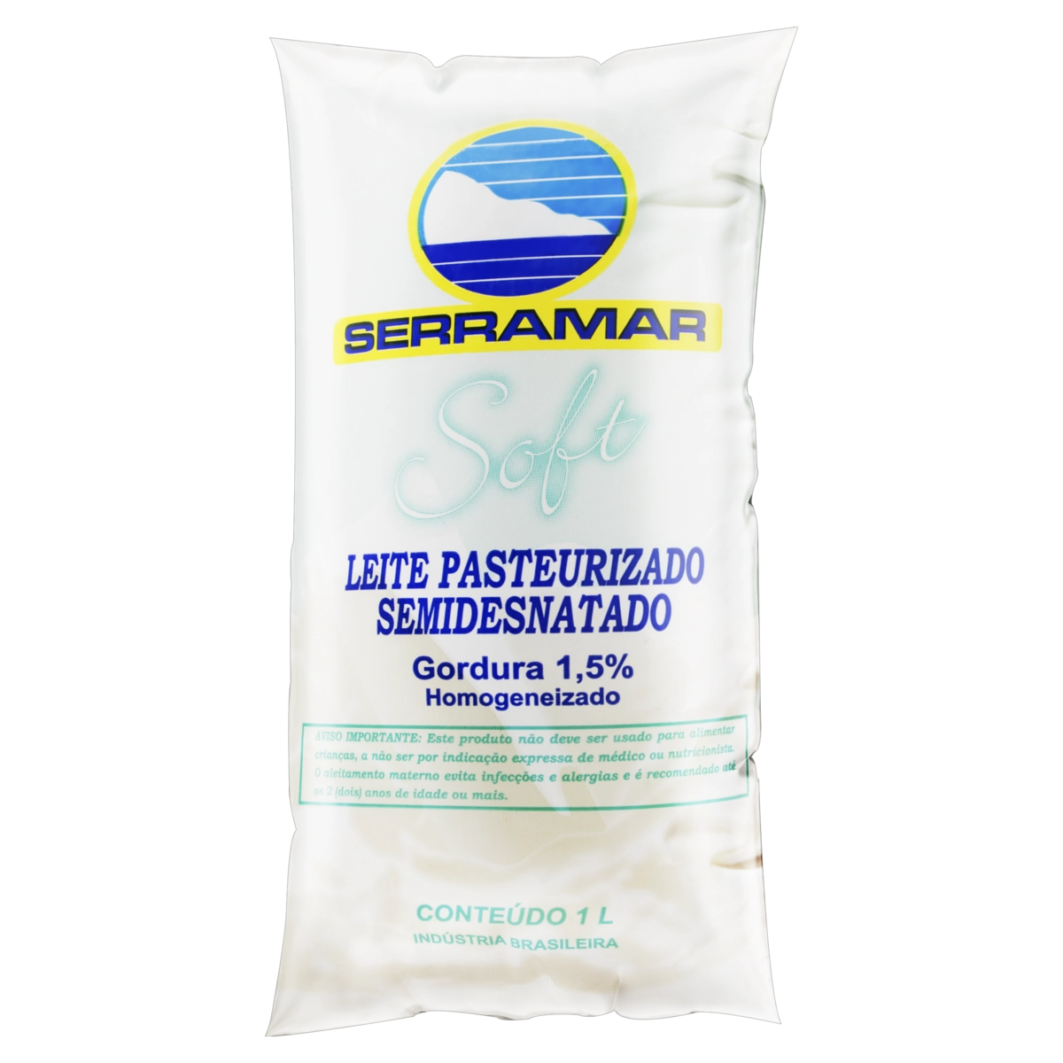 Leite Pasteurizado Semidesnatado Serramar Pacote 1l