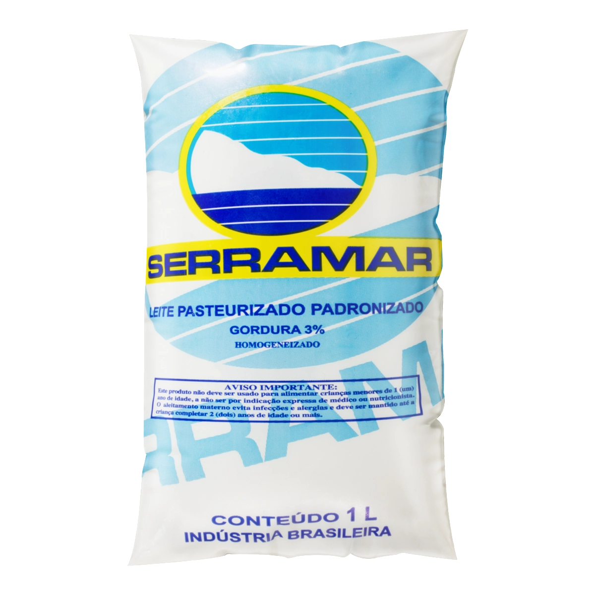 Leite Pasteurizado Homogeneizado Semidesnatado Serramar Pacote 1l