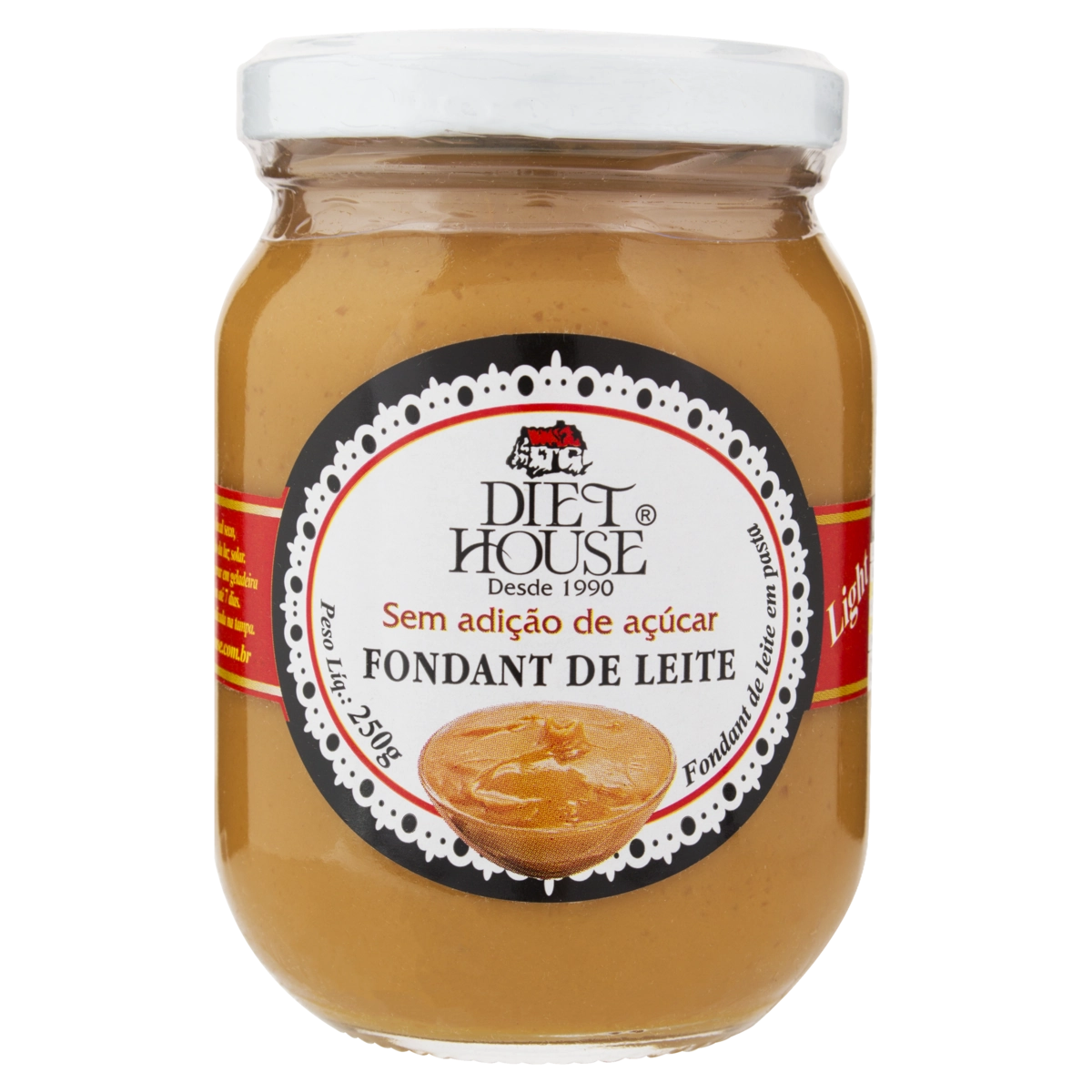 Fondant De Leite Pastoso Diet House Vidro 250g
