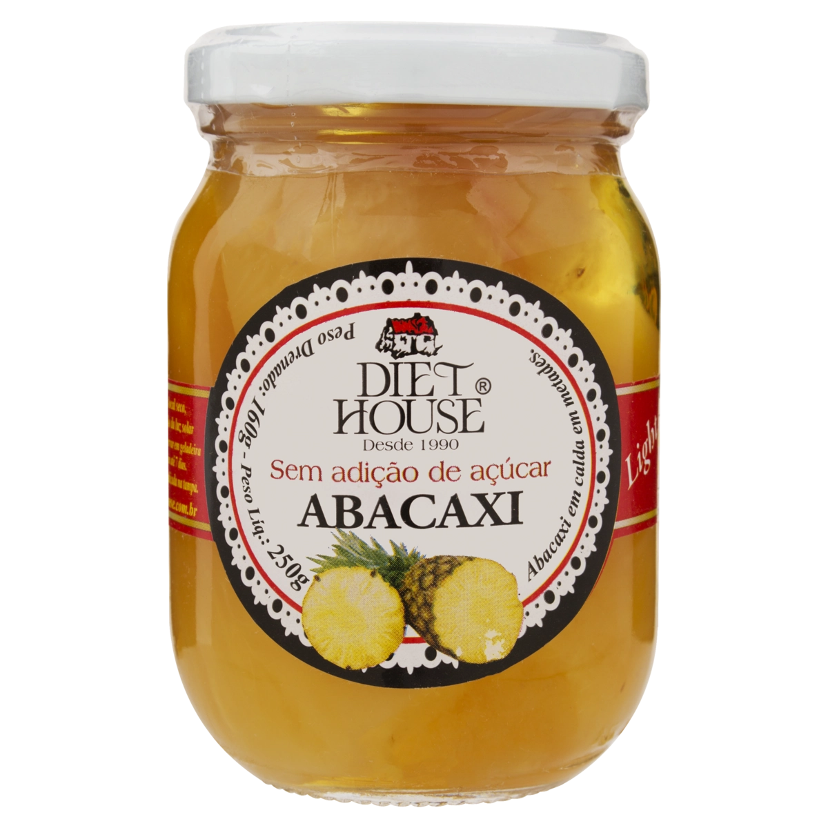 Doce de Abacaxi Diet HOUSE Vidro 250g