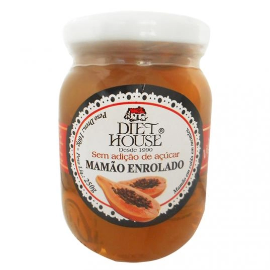 Diet House Mamao Enrolado 250 Gr