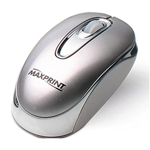 Mouse Otico Maxprint Usb Prata