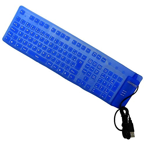 Maxprint Teclado Flexivel Usb Azul