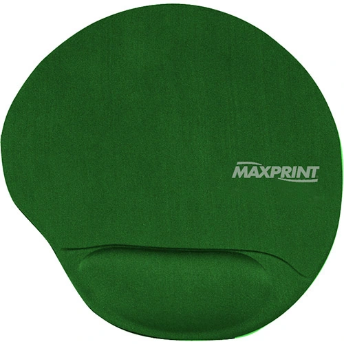 Base P/ Mouse C/ Apoio Em Gel Verde Maxprint