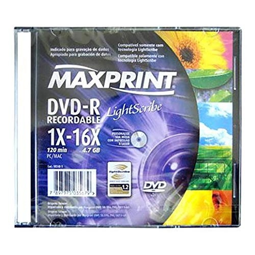 Dvd R Maxprint 4.7gb 16x Slim 503124