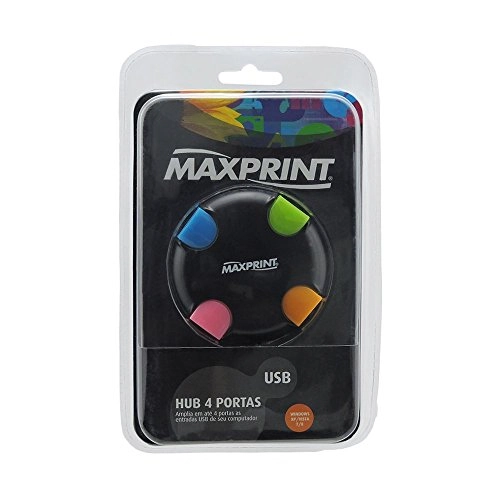 Hub Maxprint 4portas Usb2.0 Ref60662 1 Un