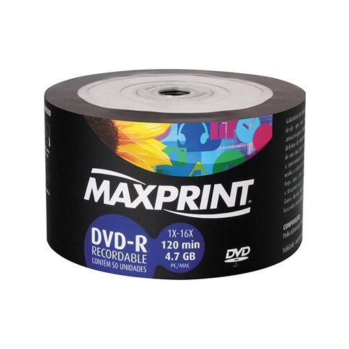 Cd Dvd R Tubo Maxprint
