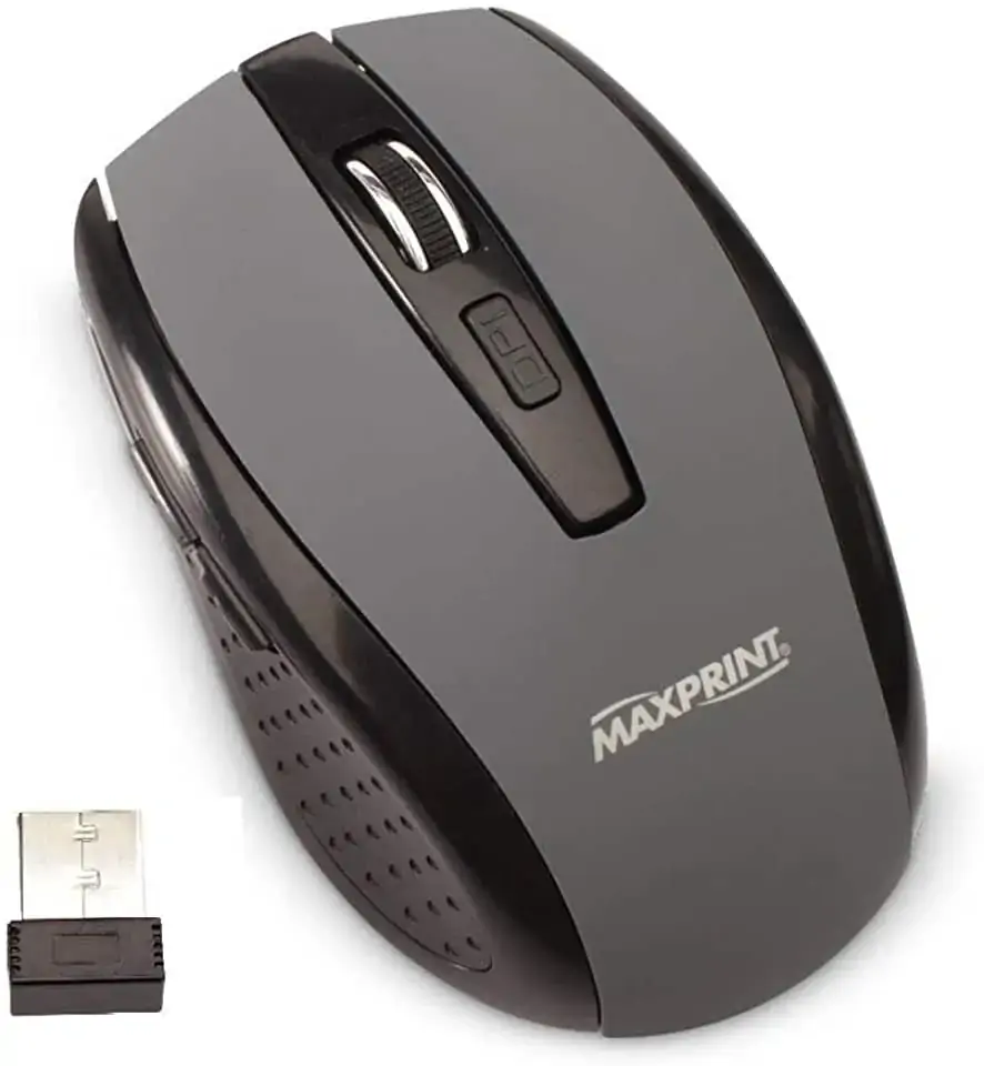 Mouse S/fio Otico Maxprint Usb Preto