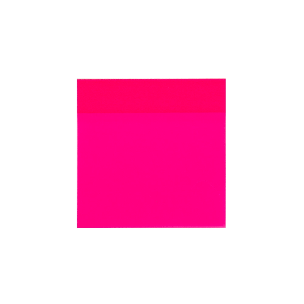 Bloco Adesivo Transparente Rosa