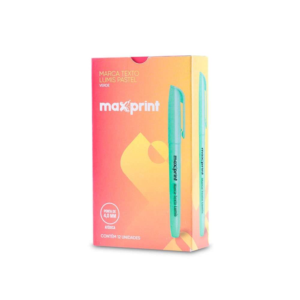 Marcador De Texto Lumis Verde Pastel