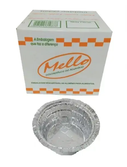 Marmitex Fl Aluminio N 8 M185 Manual Mello Cx/100un