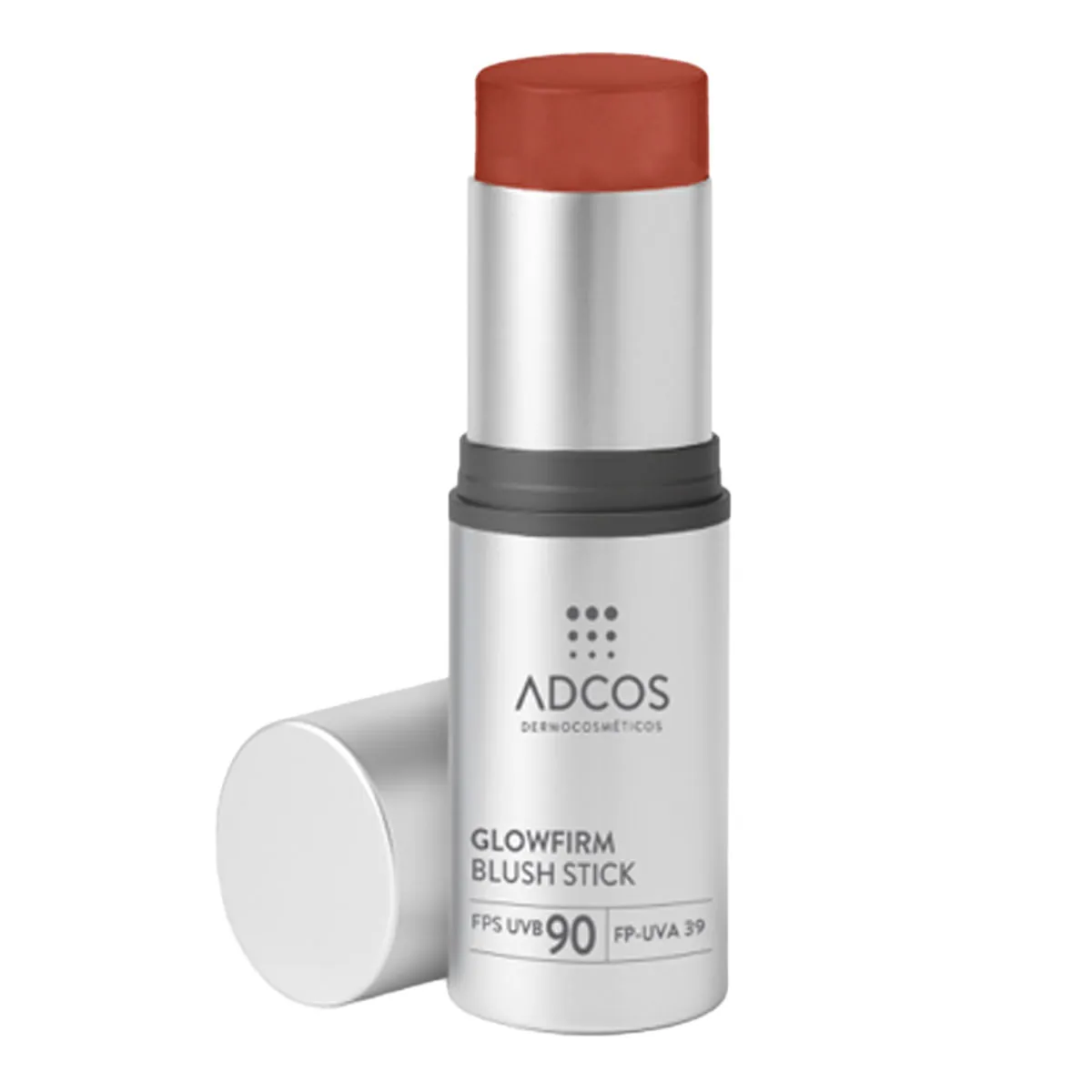 Blush Stick Adcos Glowfirm FPS 90 Cor Coral 6g