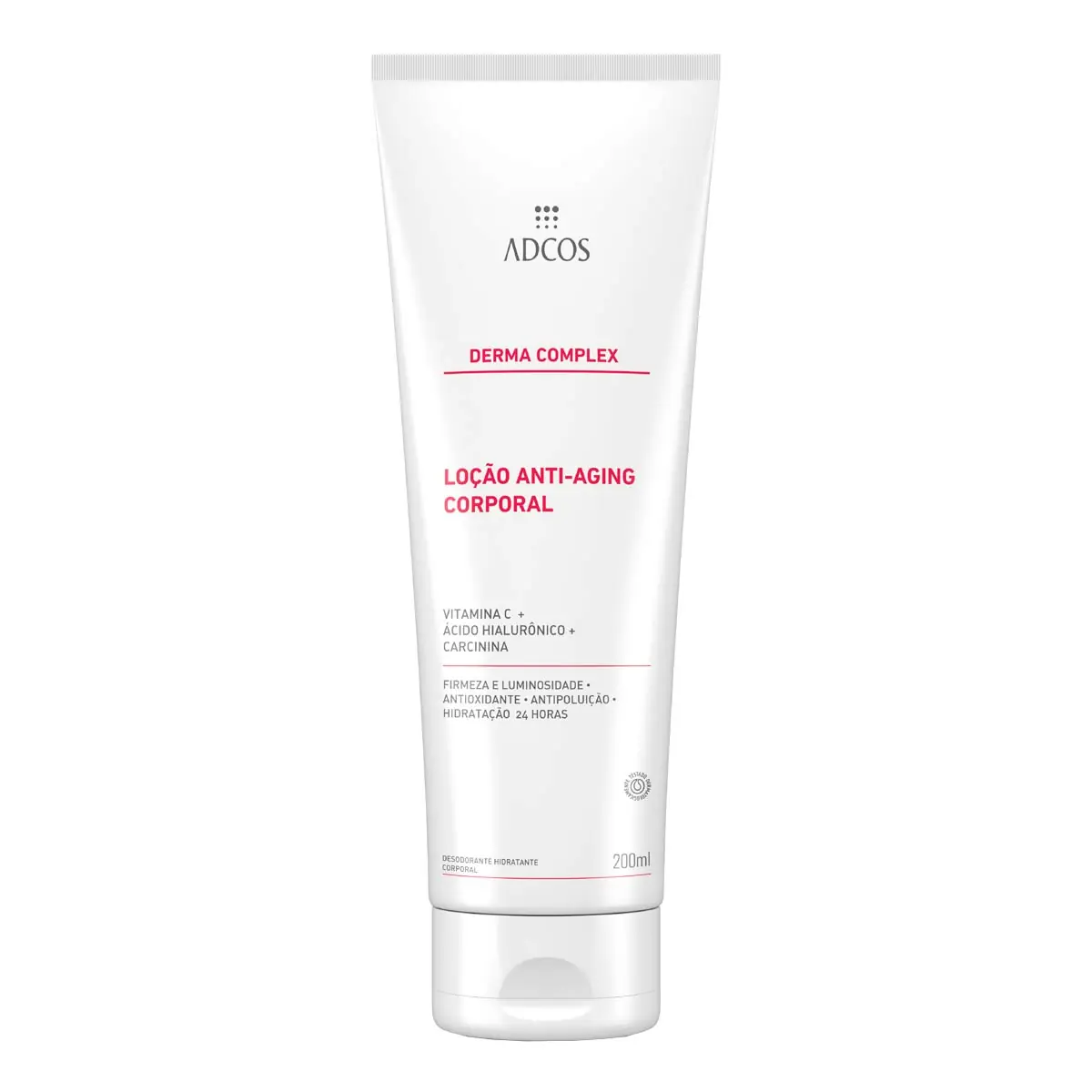 Loção Corporal Anti Aging Adcos Derma Complex Bisnaga 200ml