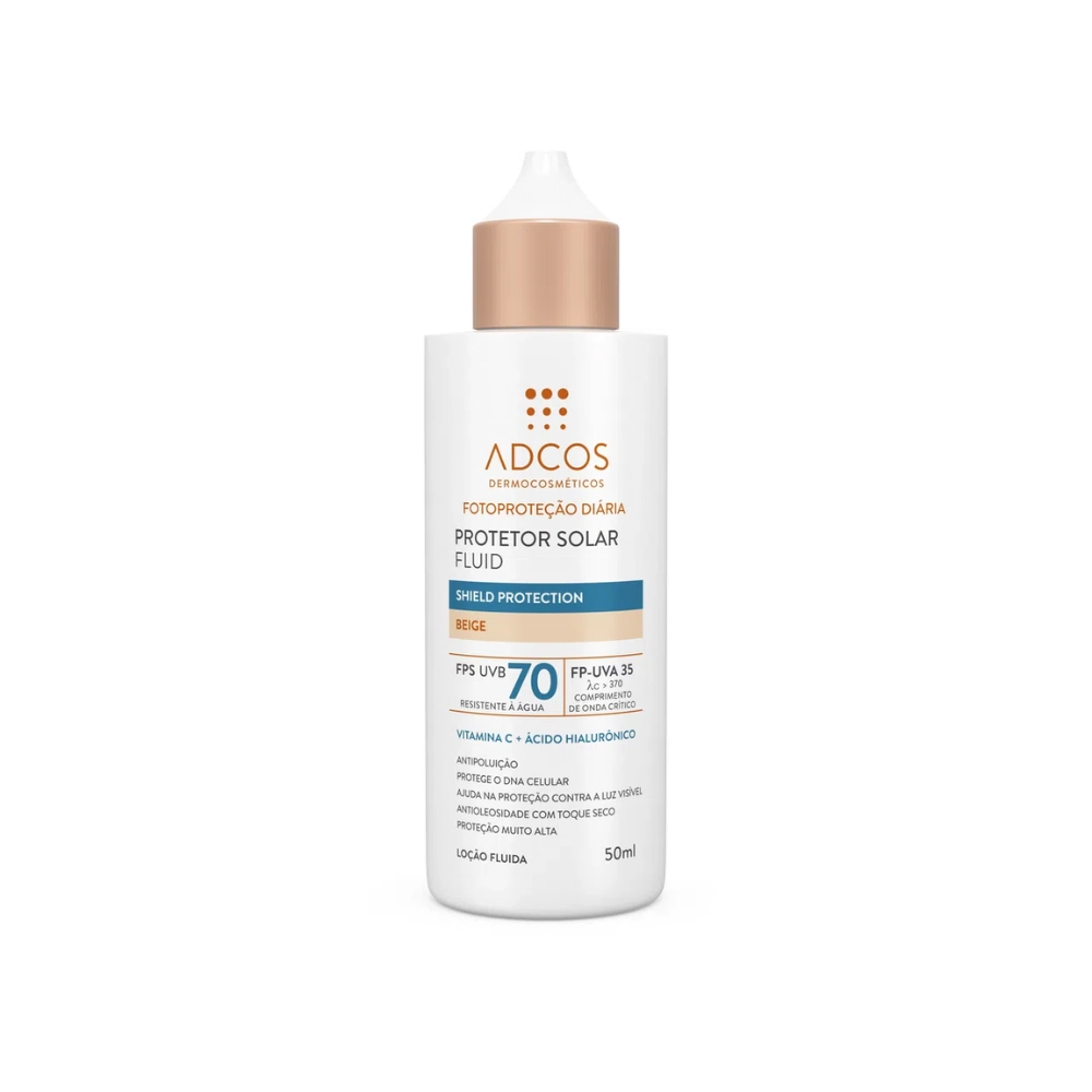 Adcos Filtro Solar Fluid FPS70 Beige 50ml
