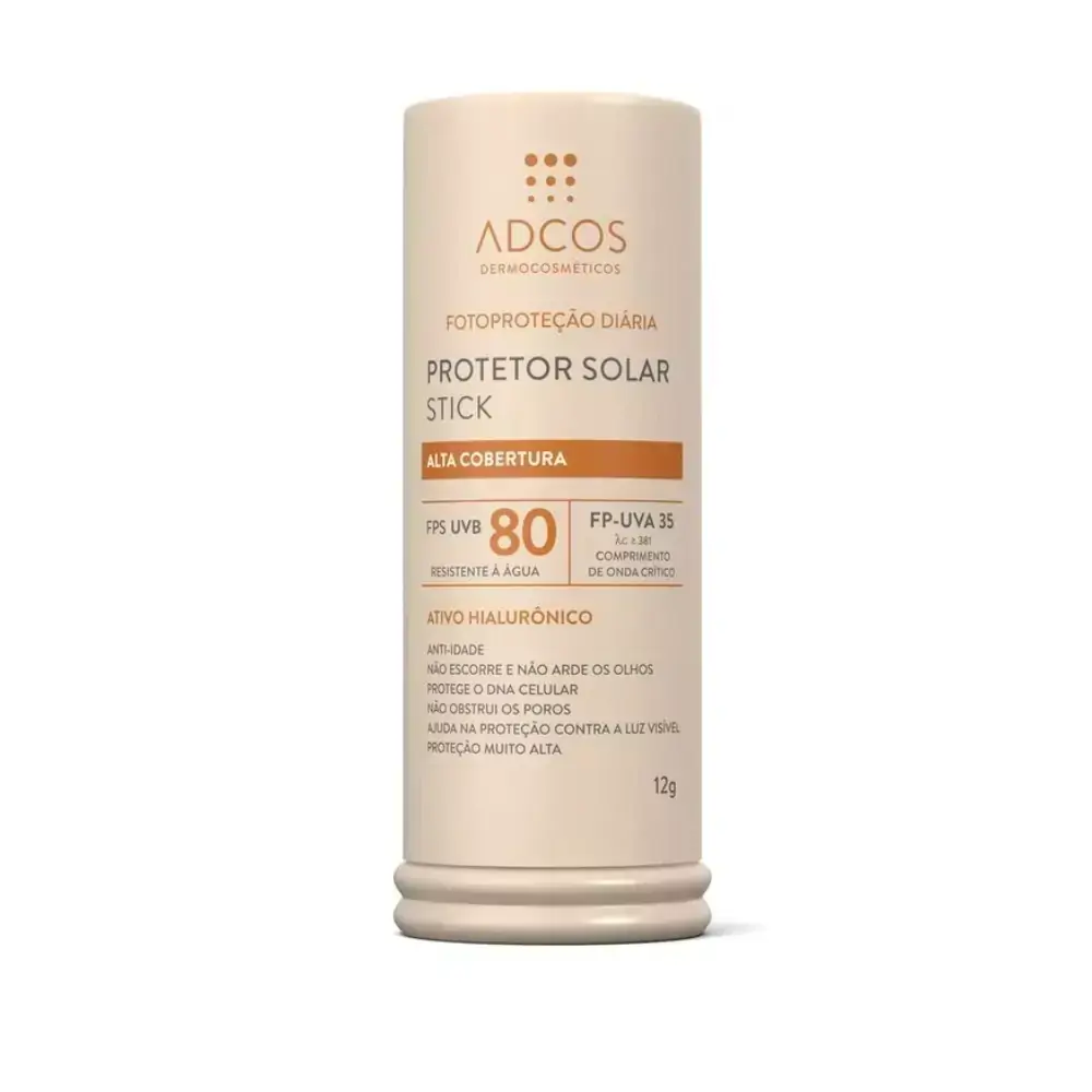 Adcos Protetor Solar Tonalizante Stick FPS80 Bronze 12g
