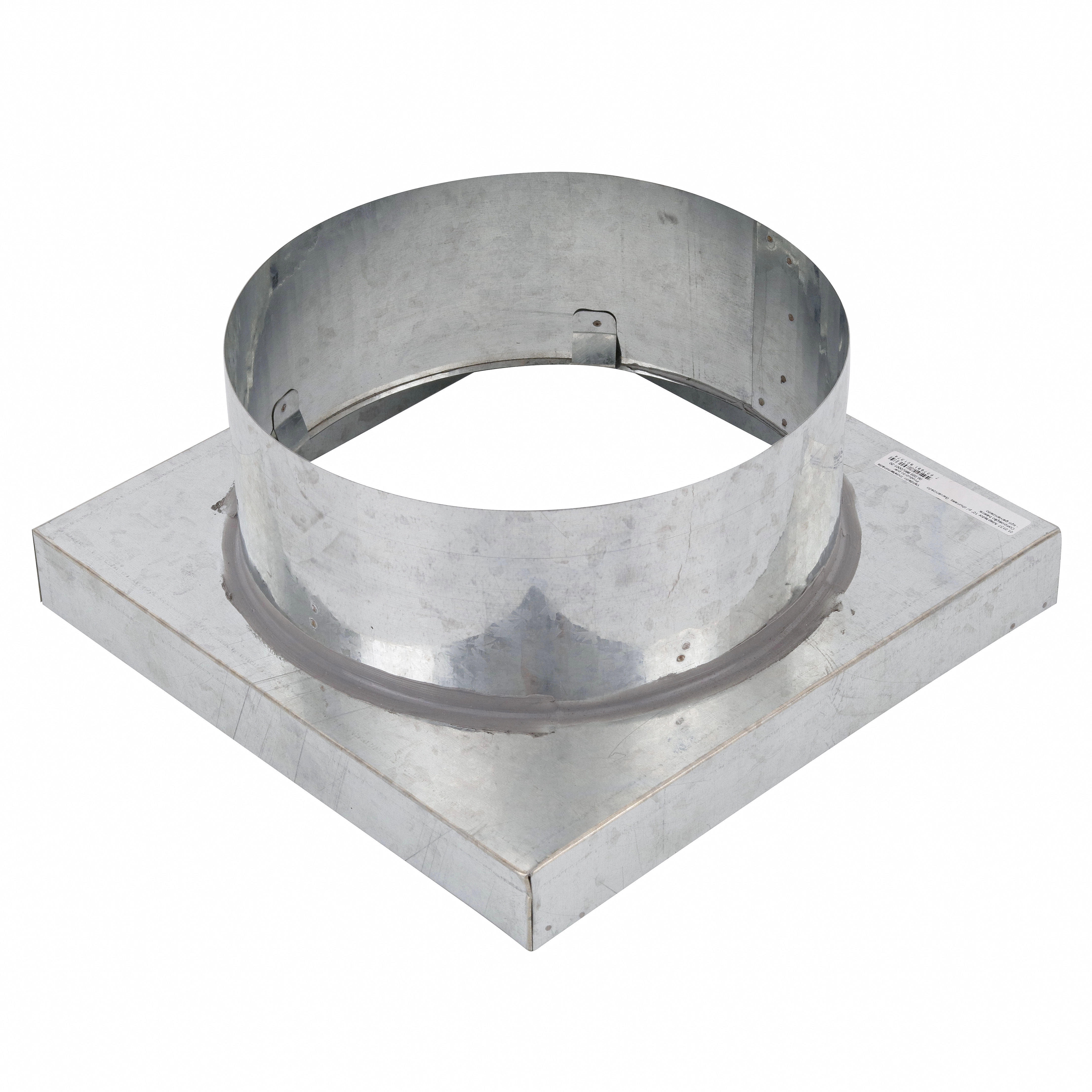 Adaptador de Churrasqueira Galvanizado para Saída de Tubulação 10 Polegadas Artmill
