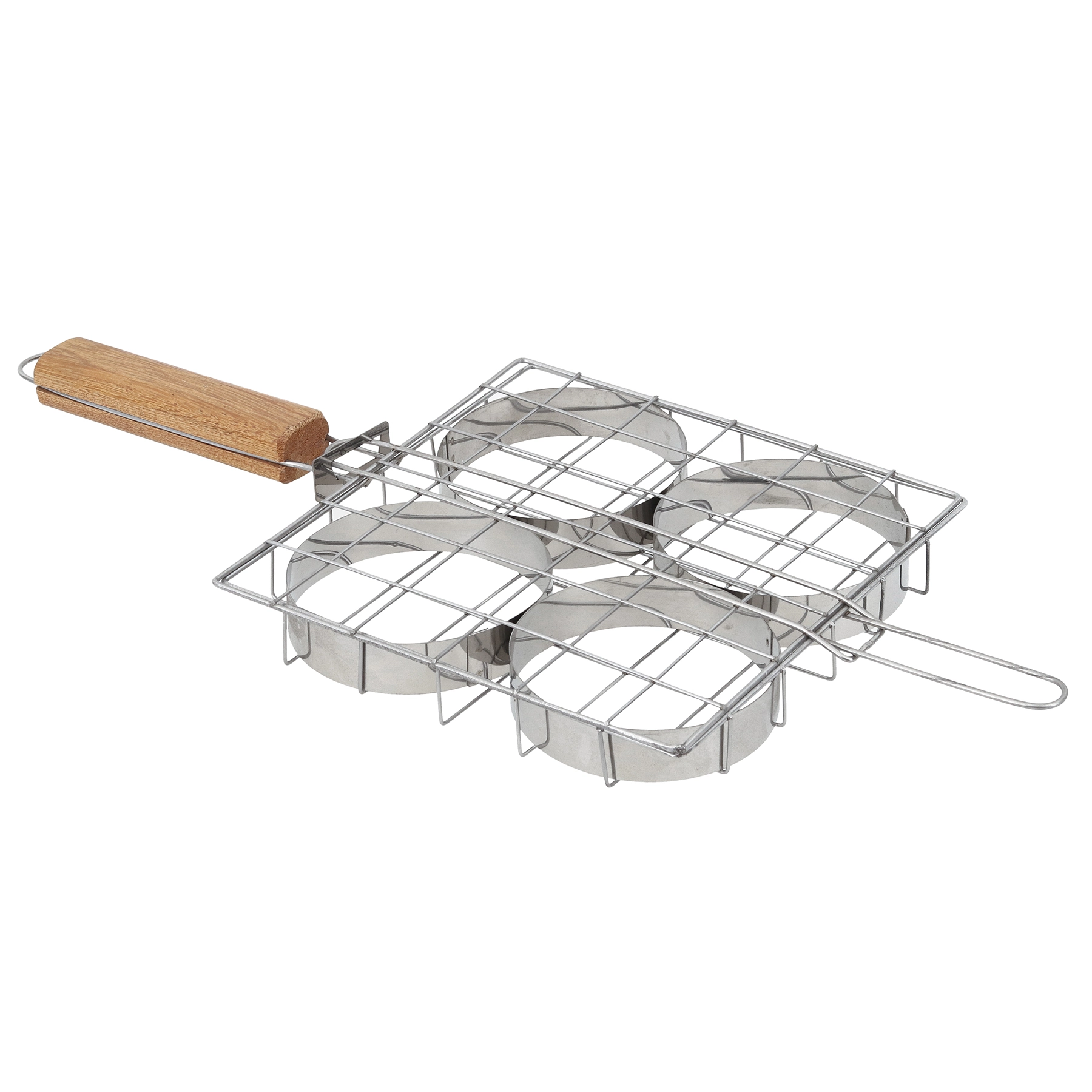 Grelha para Churrasqueira em Aço Inox 19x61cm Hambúrguer Gourmet Artmill