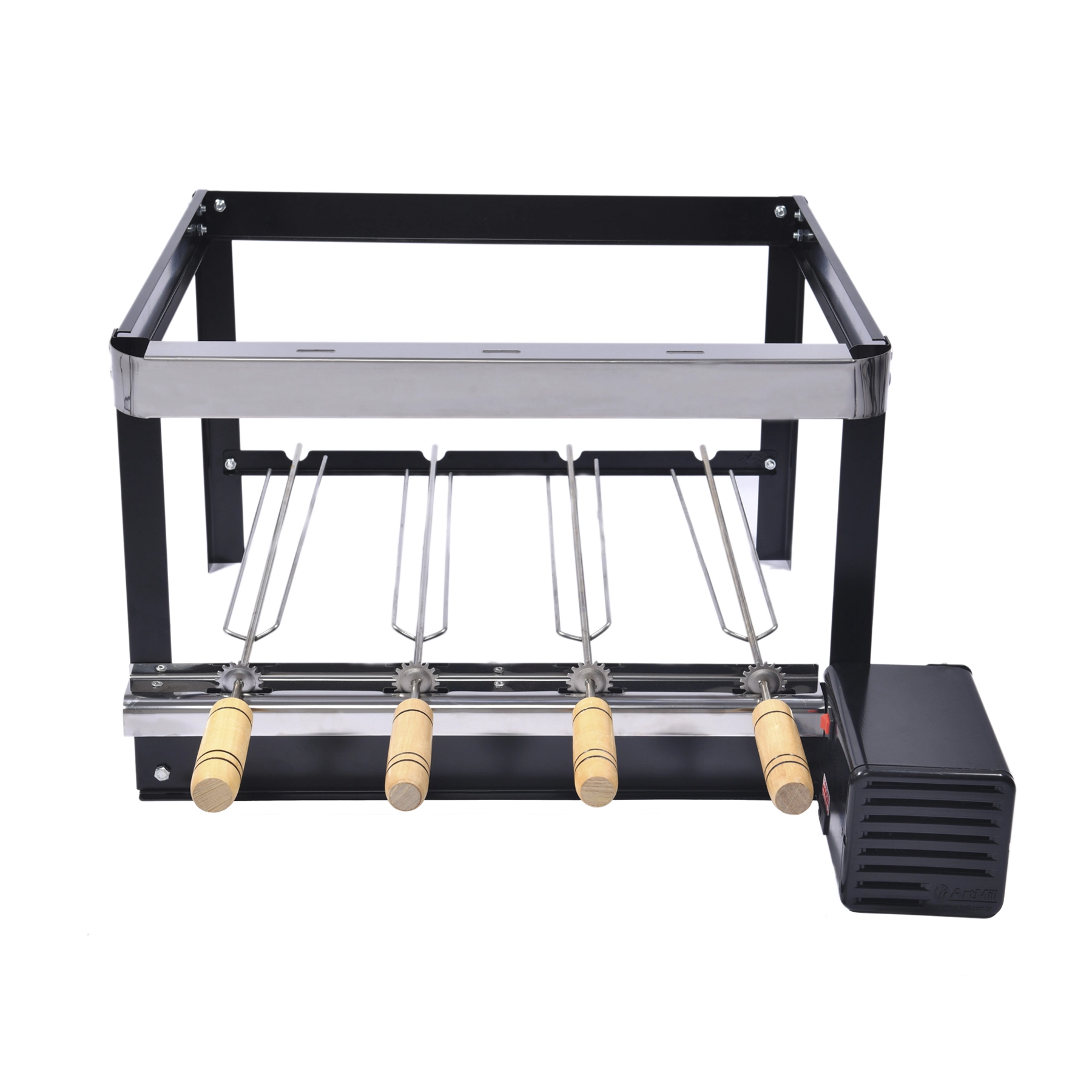Grill Elétrico Artgrill Giratório Platinum Aço Carbono Bivolt com 4 Espetos Artmill