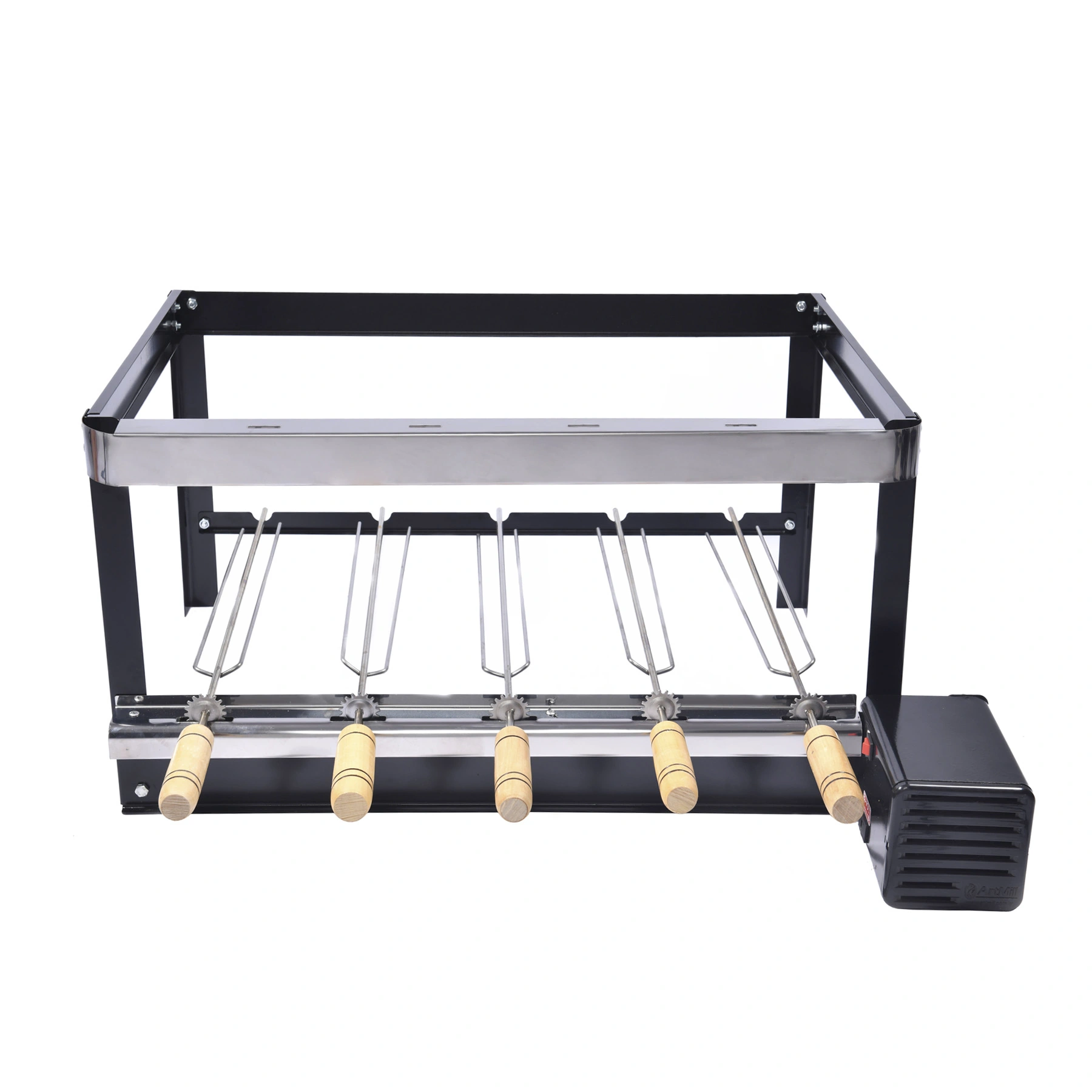 Grill Elétrico Artgrill Giratório Platinum Aço Carbono Bivolt com 5 Espetos Artmill