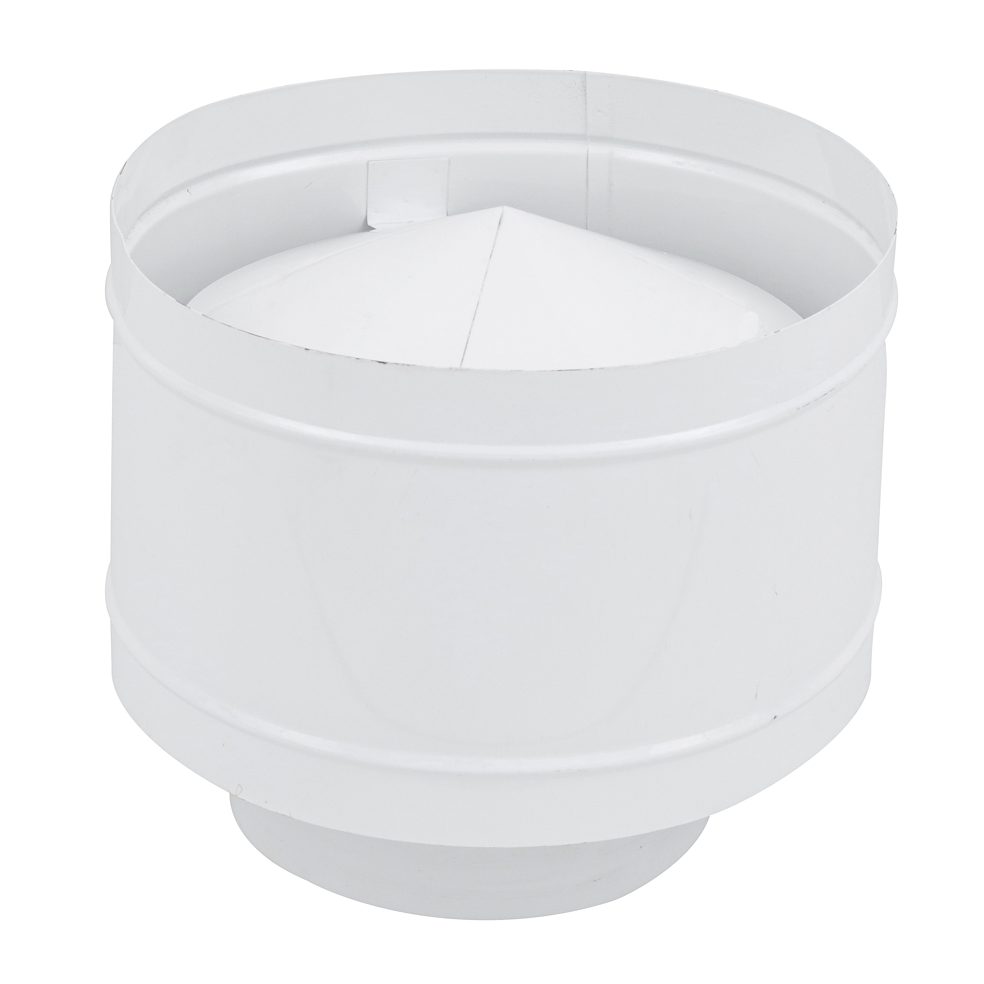Chapéu Estilo Canhão para Duto 8" com Pintura Eletrostática Branco Artmill