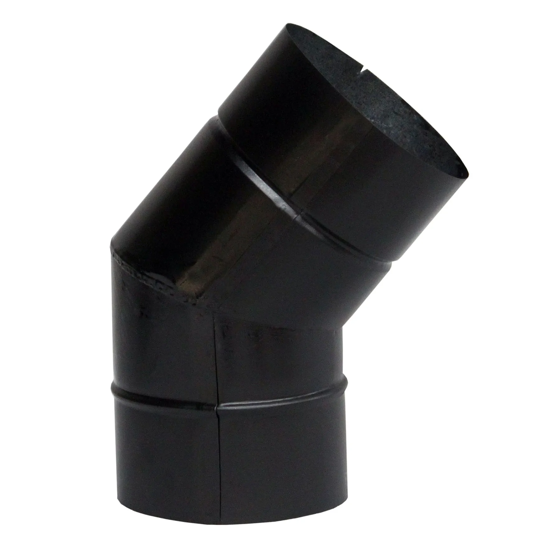 Cotovelo Galvanizado com Pintura Eletrostático Preto 10 Polegadas Artmill